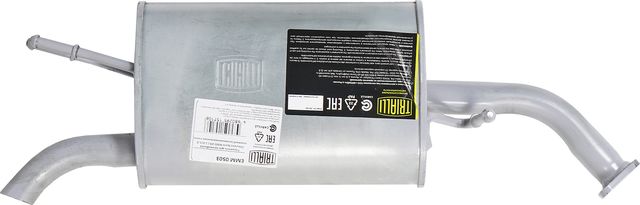 Глушитель Trialli (алюминий / сталь) для Chevrolet Spark III 2010-2016. Артикул EMM 0503