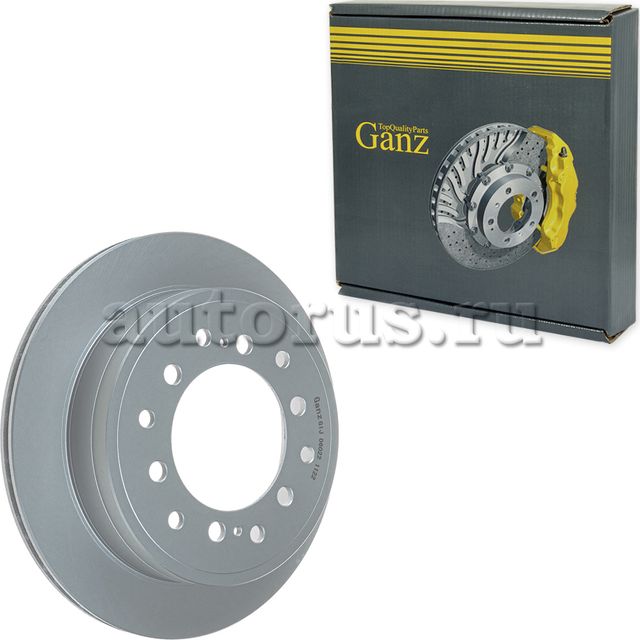 Диск тормозной задний (Ganz). Артикул GIJ06022