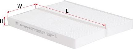 Салонный фильтр Sakura. Артикул CA-1809-S