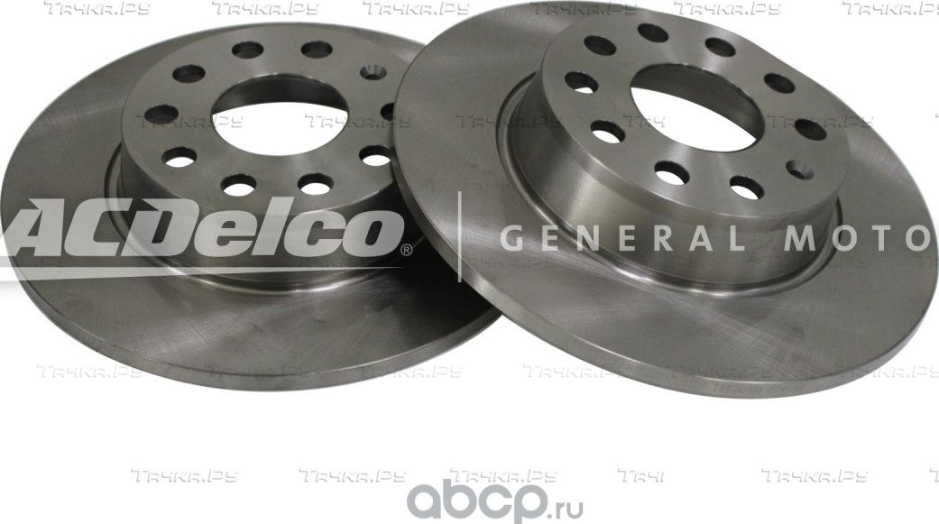 Тормозной диск ACDelco задний для Volkswagen Touran I 2003-2010. Артикул 19374505