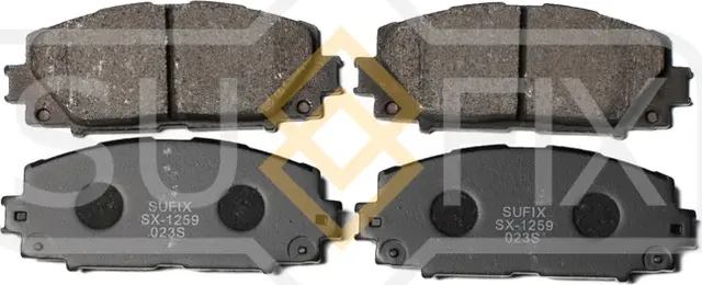 Колодки тормозные передние (Sufix). Артикул SX1259