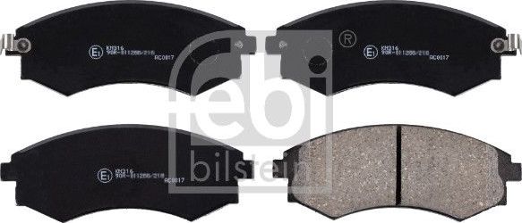 Тормозные колодки Febi Bilstein. Артикул 170253