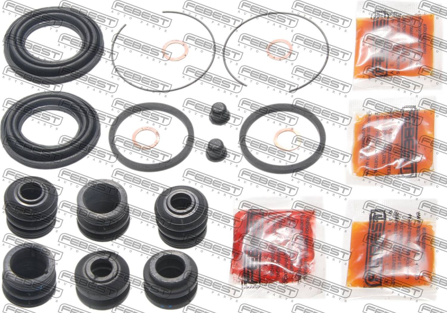 Ремкомплект тормозного суппорта Febest. Артикул 0175-MCV20R