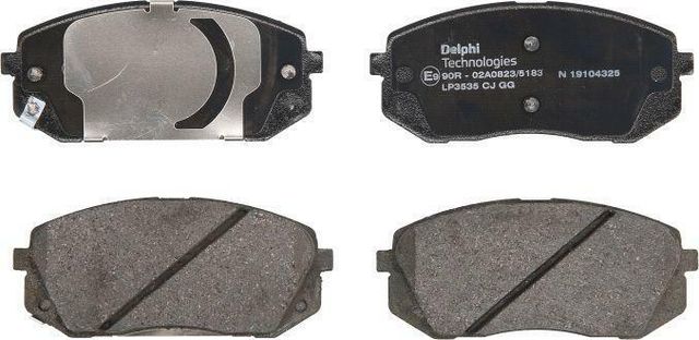 Тормозные колодки Delphi (Low-Metallic) передние для Kia Optima IV 2015-2026. Артикул LP3535