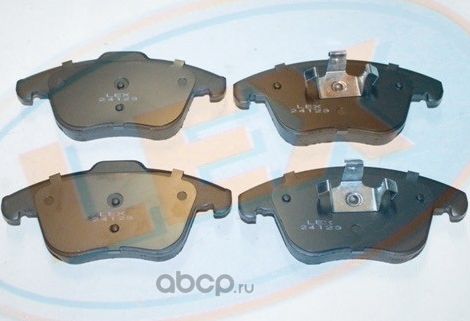 Колодки тормозные передние (LEX) LEX. Артикул 24123