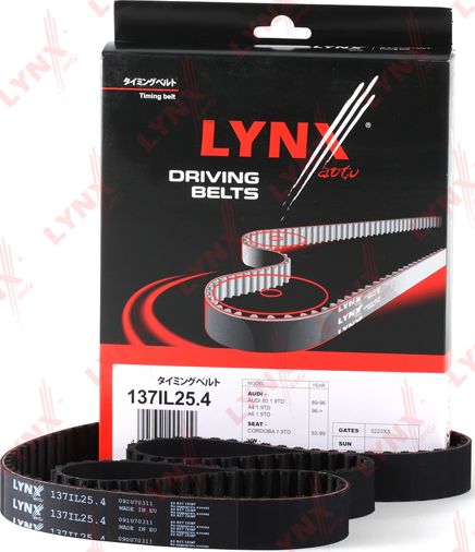 Ремень ГРМ LYNXauto. Артикул 137IL25.4
