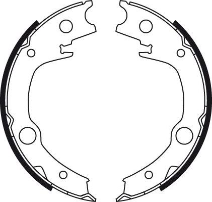 Тормозные колодки (стояночная тормозная система) TRW. Артикул GS8723