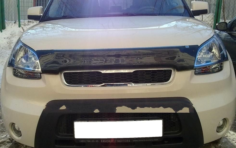 Дефлектор EGR для капота Kia Soul I 2009-2012. Артикул SG9319DS