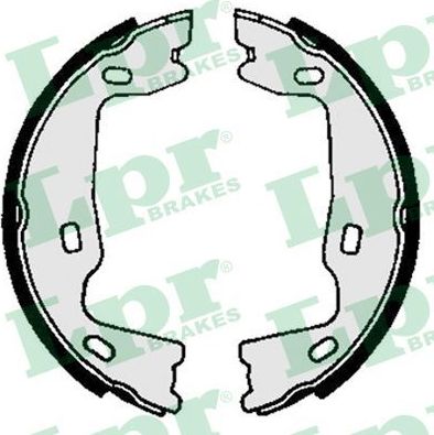Тормозные колодки (стояночная тормозная система) LPR задние для Saab 9-3 I 1998-2003. Артикул 02570