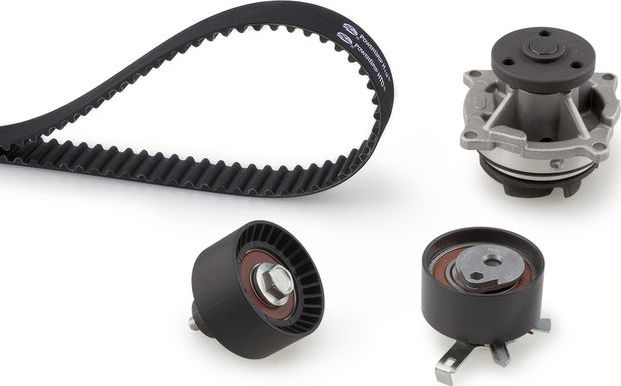 Помпа (водяной насос) с комплектом ремня ГРМ Gates PowerGrip®. Артикул KP25508XS-1