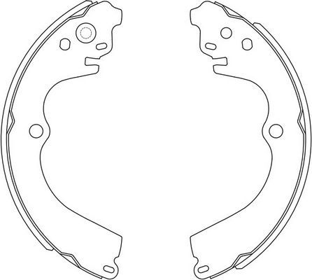 Тормозные колодки FIT задние для Subaru Forester I 1997-2002. Артикул FT0676