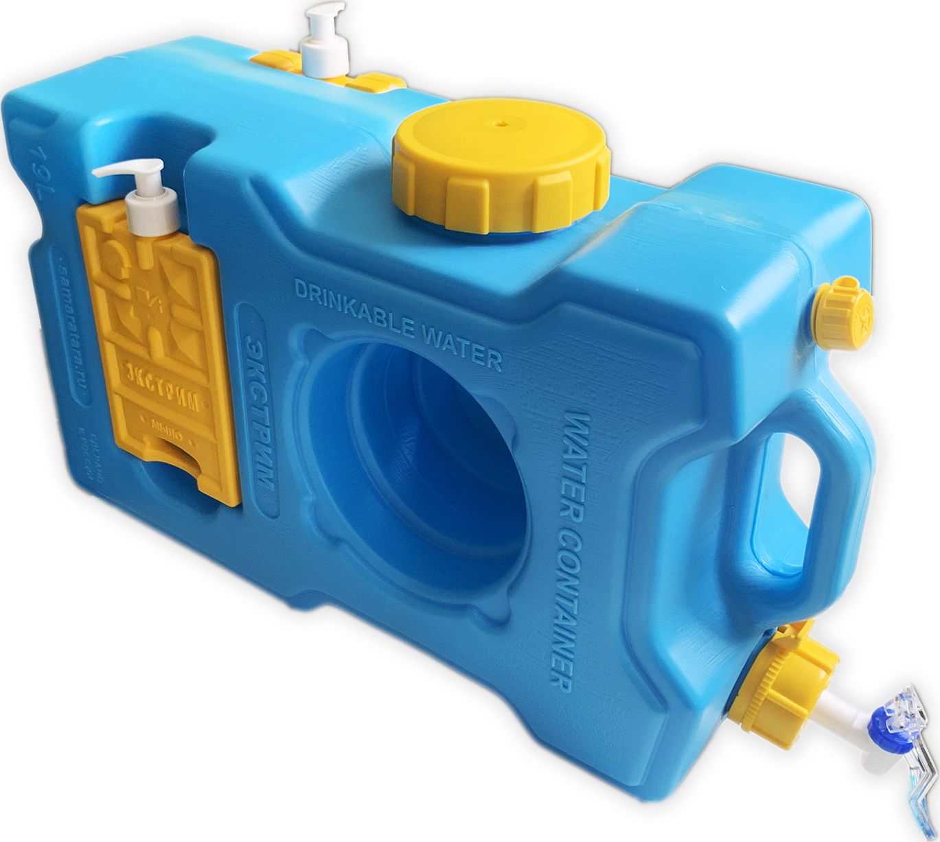 Контейнер ТехноХим для воды 19 л, Голубой. Артикул kontvod19