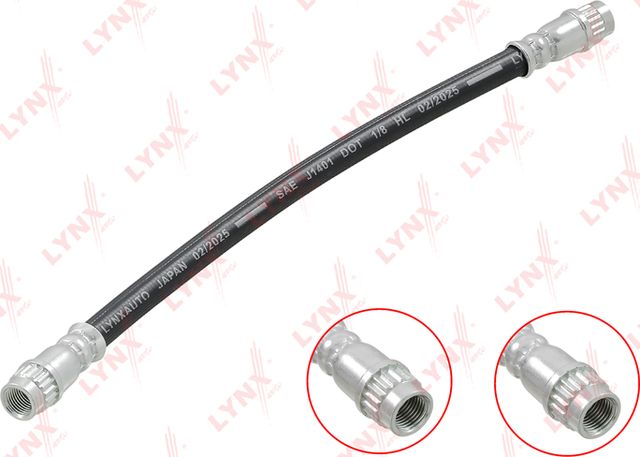 Тормозной шланг LYNXauto задний для Citroen Berlingo I 1996-2011. Артикул BL-3379