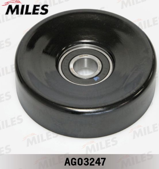 Натяжной ролик (натяжитель) приводного поликлинового ремня Miles. Артикул AG03247