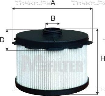 Топливный фильтр MFilter для Fiat Scudo I 1998-2006. Артикул DE 3117
