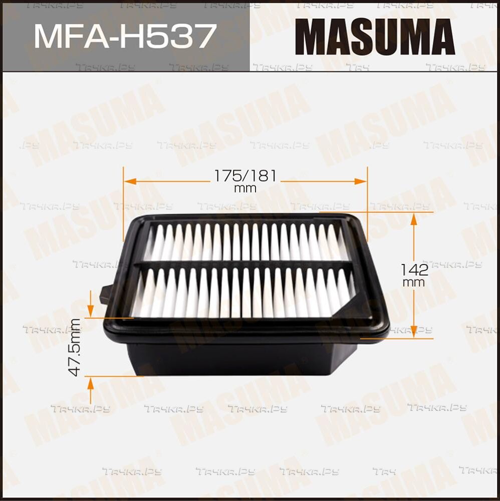 Воздушный фильтр Masuma. Артикул MFA-H537