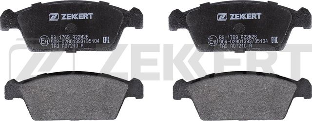 Тормозные колодки Zekkert передние для Daewoo Tico 1995-2000. Артикул BS-1769