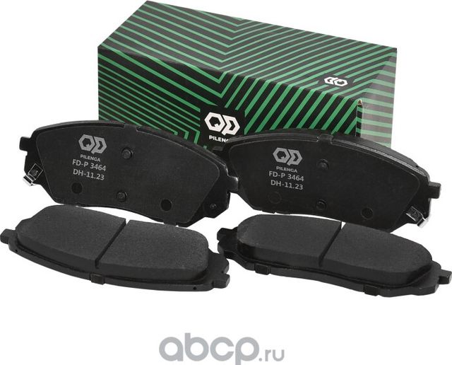 Колодки тормозные дисковые передние (Pilenga). Артикул FDP3464