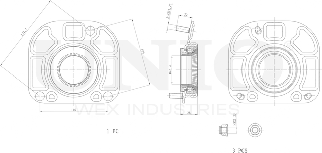 Опора амортизационной стойки (Unio). Артикул RMP-13118