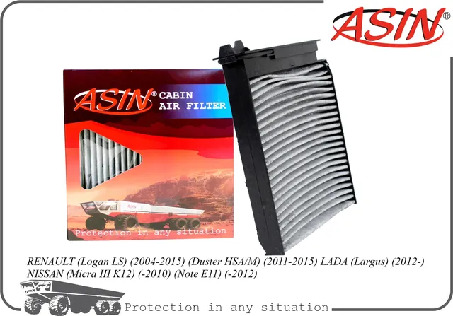 Фильтр салонный (Asin). Артикул ASINFC856C