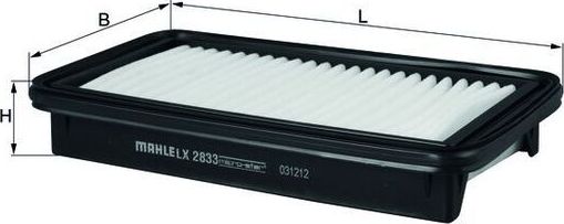 Воздушный фильтр Mahle. Артикул LX 2833