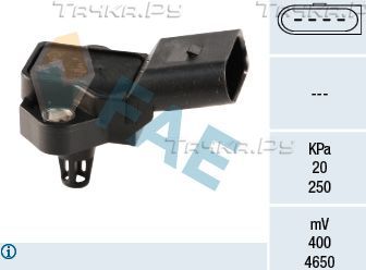 Датчик абсолютного давления (ДАД, MAP) FAE для Volkswagen Sharan II 2010-2026. Артикул 15026