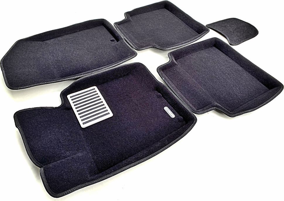 Коврики текстильные Euromat 3D Lux для салона Kia Optima III 2011-2013 ЧЕРНЫЕ. Артикул EM3D-002912