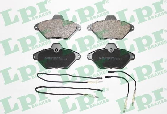 Тормозные колодки LPR. Артикул 05P486