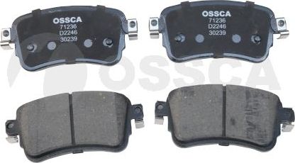 Тормозные колодки OSSCA для Toyota ProAce II 2016-2026. Артикул 71236
