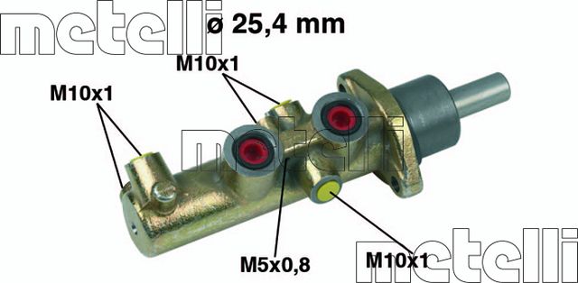 Тормозной цилиндр главный Metelli для Fiat Ducato II 1998-2006. Артикул 05-0446