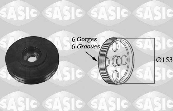 Шкив коленвала Sasic для Fiat Ulysse I 1999-2002. Артикул 2150011