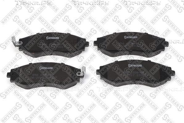 Тормозные колодки Stellox передние для Daewoo Magnus 1999-2004. Артикул 656 032B-SX