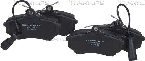 Тормозные колодки Zentparts. Артикул Z07397
