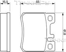 Тормозные колодки Bosch. Артикул 0 986 424 358