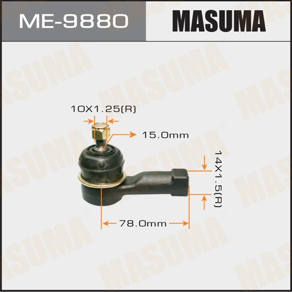 Наконечник рулевой тяги Masuma. Артикул ME-9880