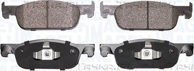 Тормозные колодки Magneti Marelli передние для Dacia Logan II 2012-2026. Артикул 363916060892