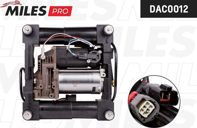 Компрессор пневмоподвески LAND ROVER RANGE ROVER L322 06-12 (Miles). Артикул DAC0012