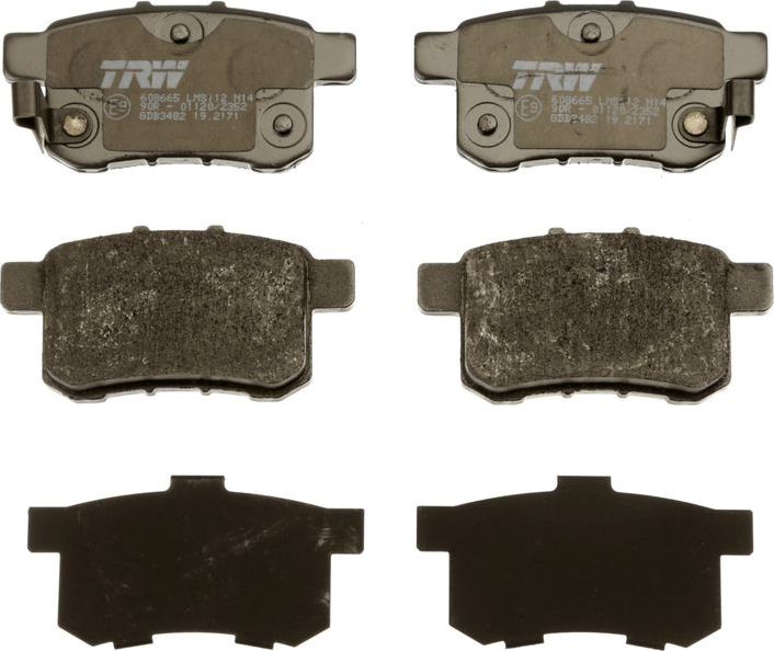 Тормозные колодки TRW COTEC. Артикул GDB3482