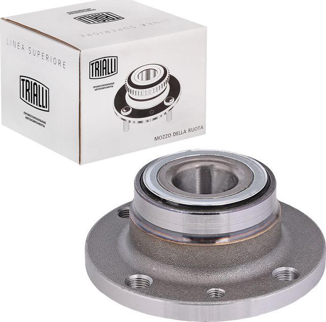 Ступица колеса с интегрированным подшипником (в сборе) Trialli задняя для Fiat Panda II 2003-2012. Артикул MR 1683