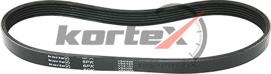 Ремень поликлиновой 6PK0883 (Kortex). Артикул KDB057STD