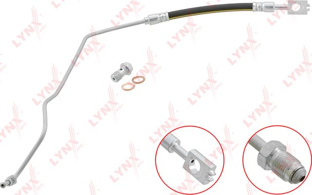 Тормозной шланг LYNXauto для Skoda Superb I 2001-2008. Артикул BL-3192