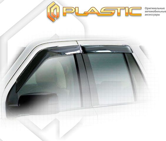 Дефлекторы СА Пластик для окон (Classic полупрозрачный) Land Rover Freelander II 2006-2014. Артикул 2010030302966