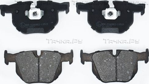 Тормозные колодки ASAM задние для BMW X5 II (E70) 2006-2013. Артикул 74266