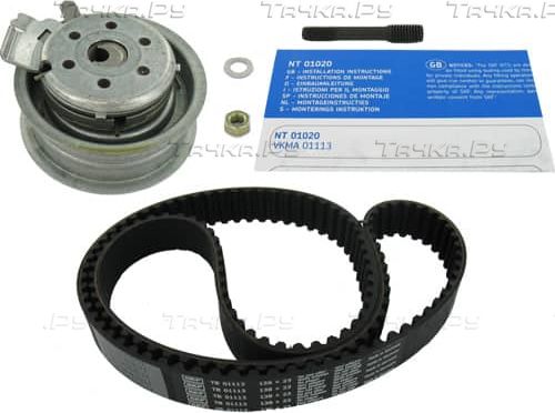 Ремень ГРМ с роликами (комплект) SKF для Audi A3 II (8P) 2003-2013. Артикул VKMA 01113