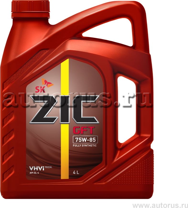 Масло трансмиссионное ZIC GFT SAE 75W85 APIGL-4 4л. Артикул 162624