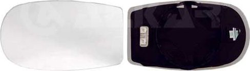 Зеркальное стекло бокового зеркала Alkar правое/левое для Fiat Punto II 1999-2005. Артикул 6433349