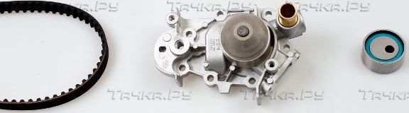 Помпа (водяной насос) с комплектом ремня ГРМ Hepu для Renault Kangoo I 1997-2009. Артикул PK09160