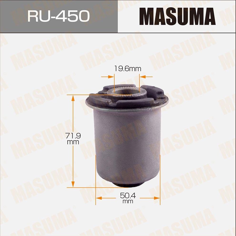 Сайлентблок заднего рычага подвески Masuma. Артикул RU-450