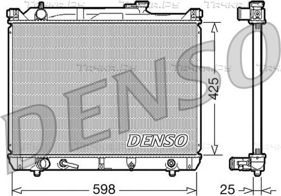 Радиатор охлаждения двигателя Denso (алюминий). Артикул DRM47021