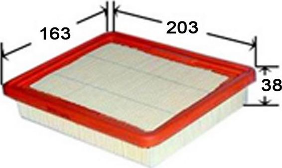 Воздушный фильтр JS Asakashi. Артикул A9308